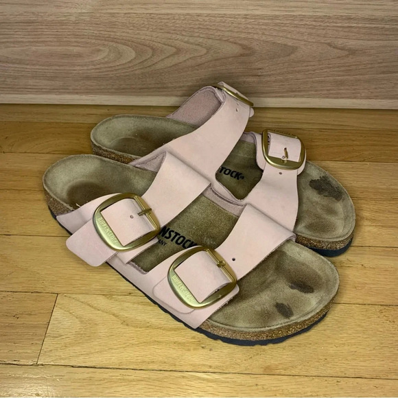 Birkenstock Women's Arizona Big Buckle Slide Sandals - Size 9 - Picture 2 of 9